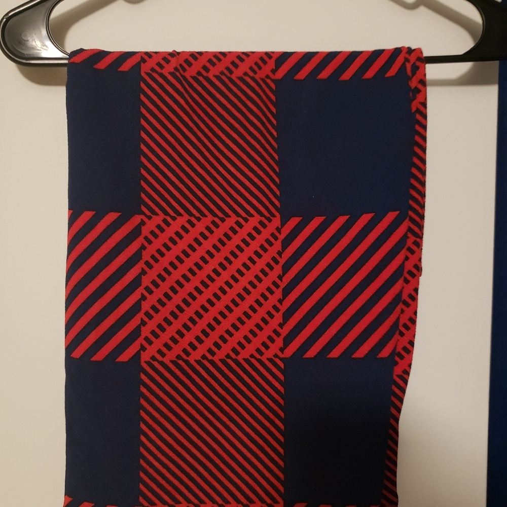 3XL Cassie Blue/Red Plaid